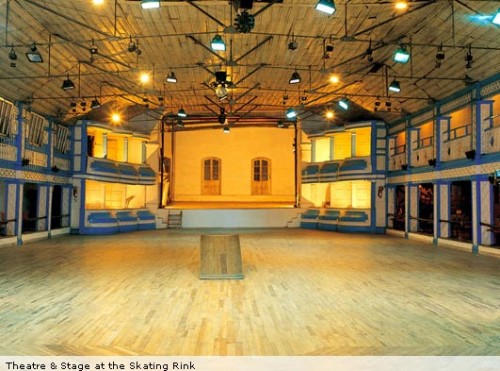 THEATRE AND STAGE WITH SKATING RINK